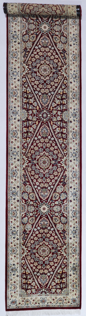  Qum Lahore Fine Rug (Ref 679) 373x76cm