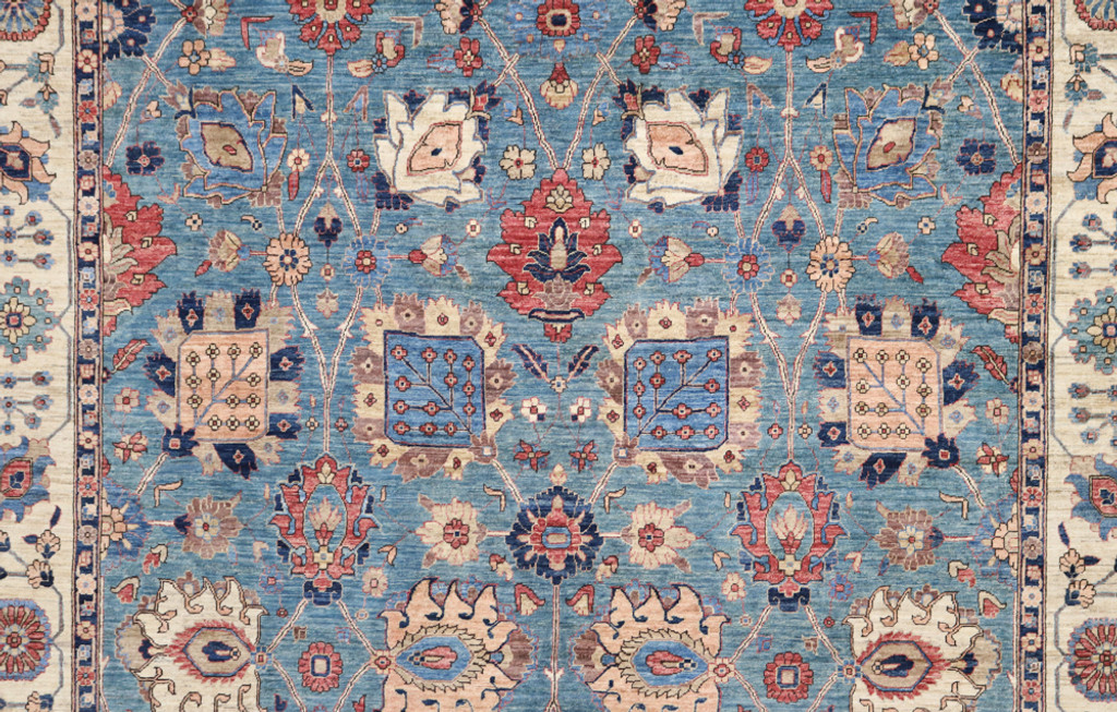 Sultani Khorjin Floral Fine Veg Dye Rug (Ref 104) 407x298cm