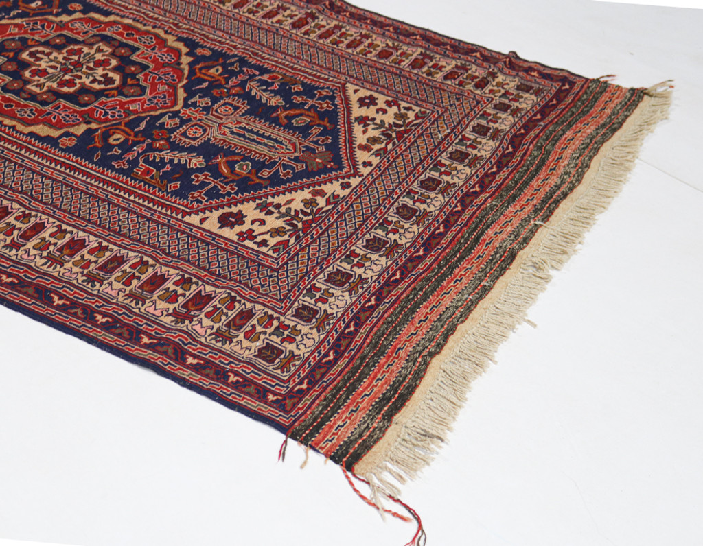 Afghan Vintage Sumack Kilim Rug (Ref 539) 233x158cm