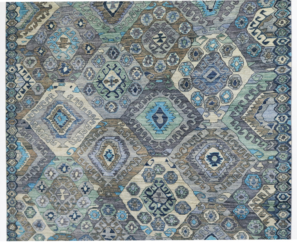 Sultani Khorjin Floral Fine Veg Dye Rug (Ref 105) 302x247cm