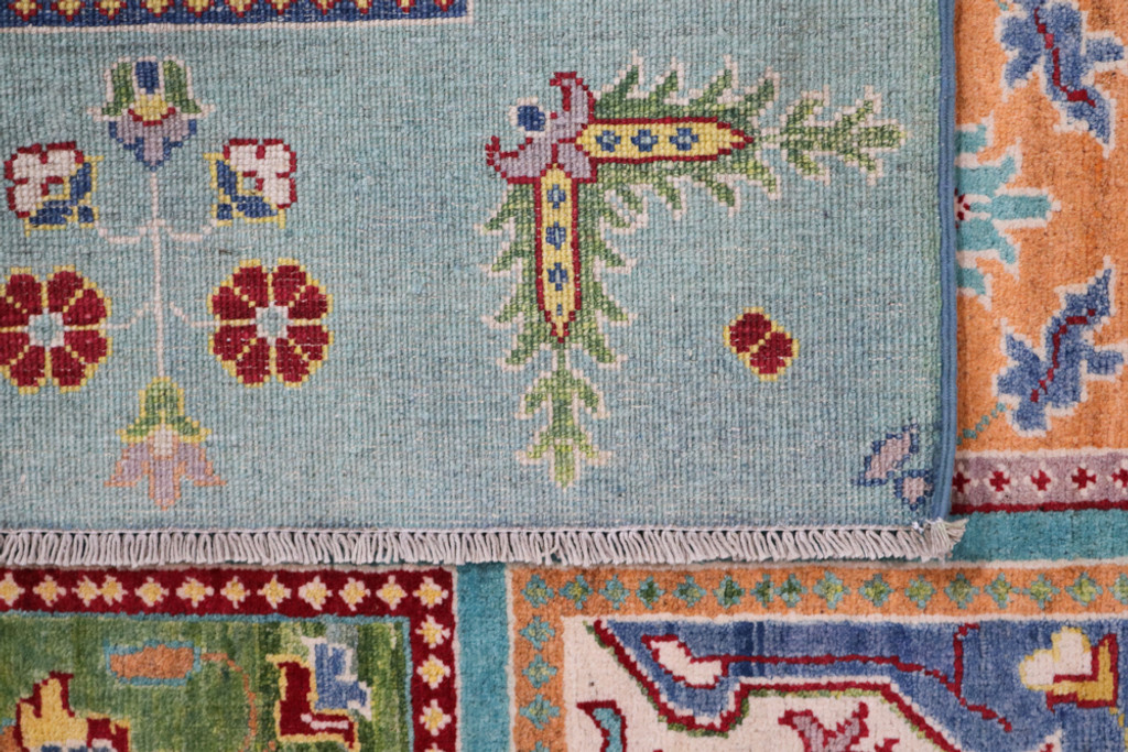 Suzani Khorjin Pictorial Fine Veg Dye Rug (Ref 134) 239x174cm