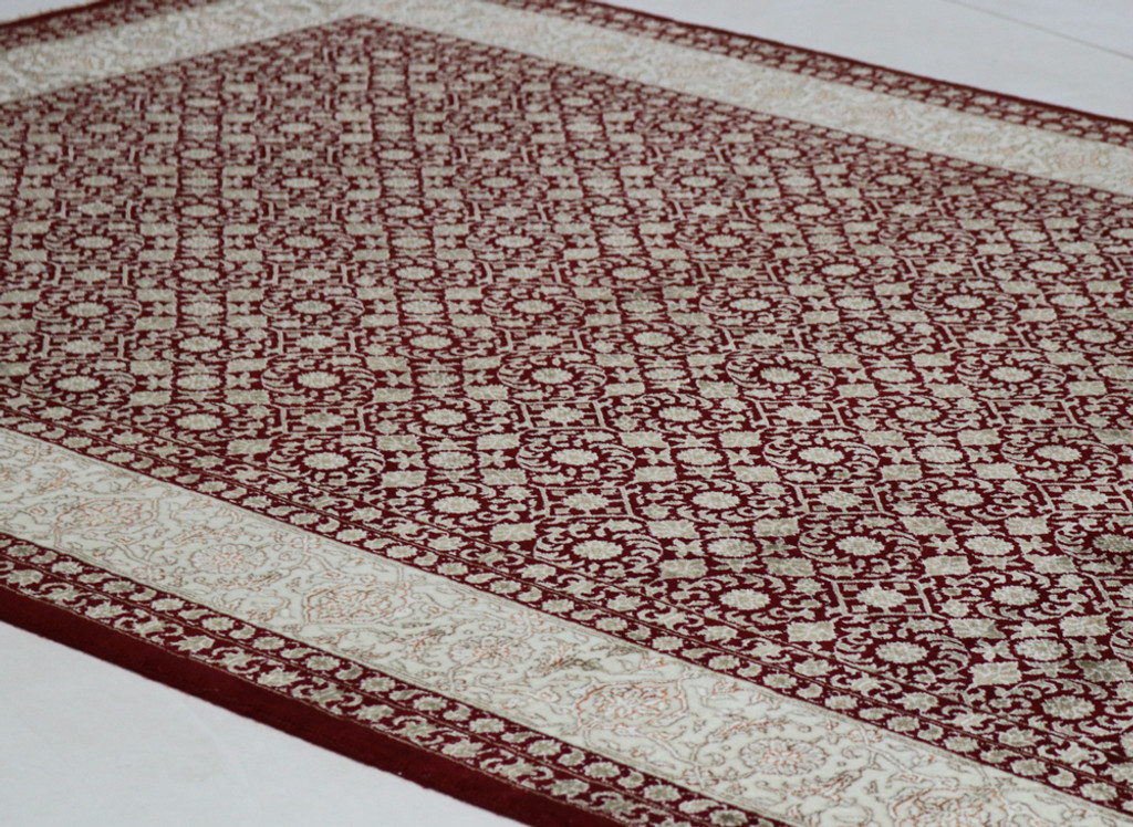 Herati Tabriz Jaipur Rug Wool and Silk (Ref 39) 245x173cm