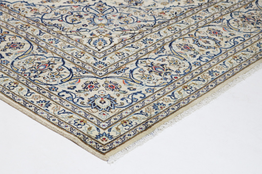 Kashan Ivory Persian Rug (Ref 111) 363x238cm