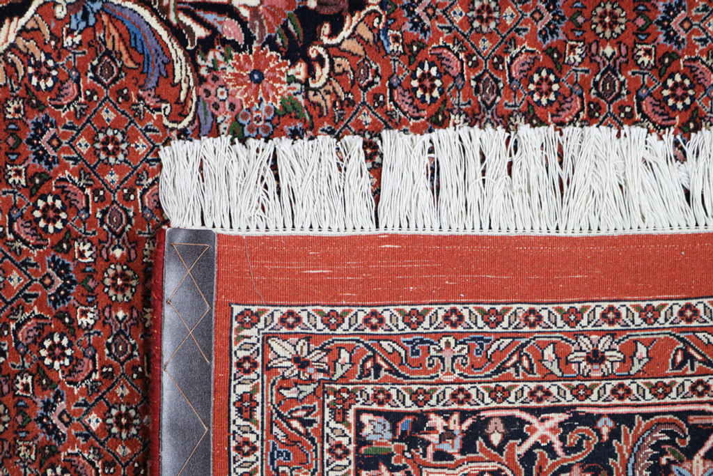 Bidjar Fine Wool & Silk Inlay Persian Rug (Ref 246) 290x196cm
