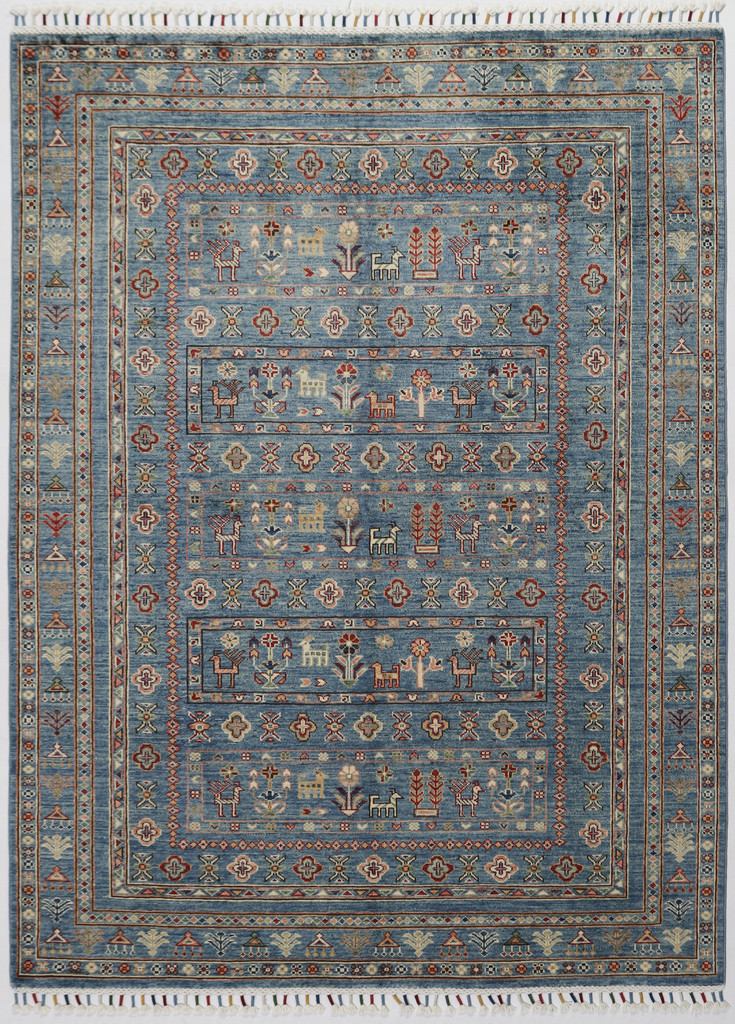 Suzani Khorjin Fine Veg Dye Rug (Ref 16) 197x150cm