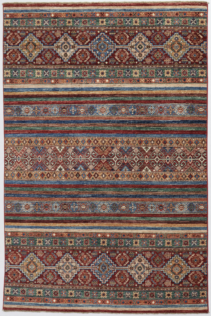 Kazak Suzani Khorjin Fine Veg Dye Rug (Ref 3501) 230x156cm