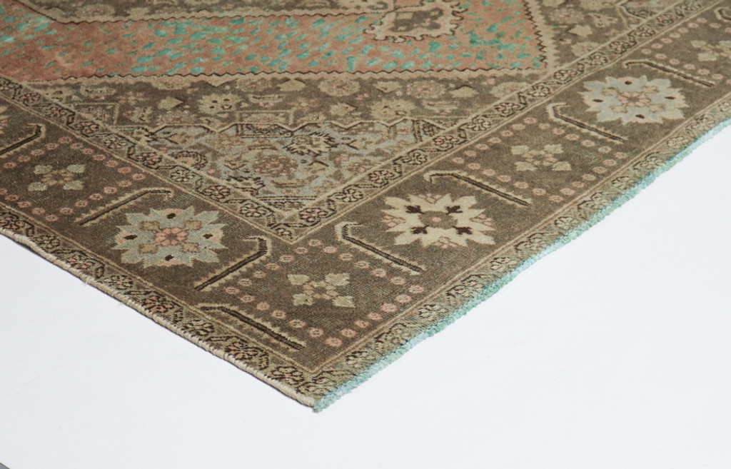 Zero Pile Kirman Vintage Persian Rug (Ref 62) 286x195cm