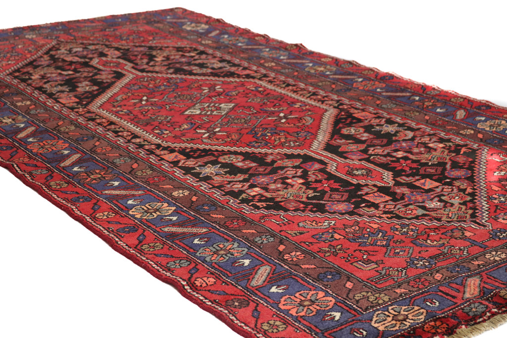 Hamadan Zenjan Vintage Persian Rug (Ref 128) 315x162cm