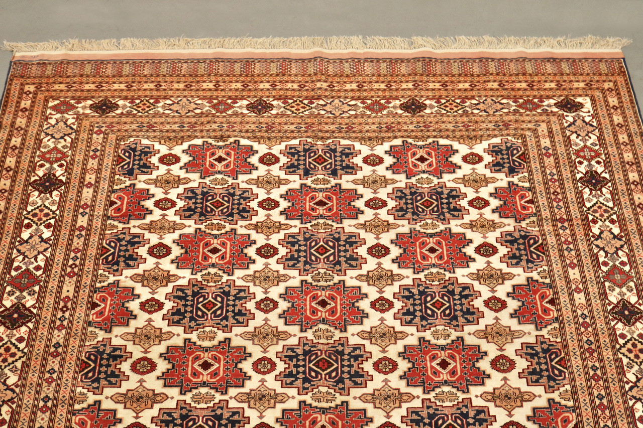 Kabul Rug Kabul Fine Wool & Silk Afghan Rug (Ref 36) 283x212cm - Persian Rug Co.
