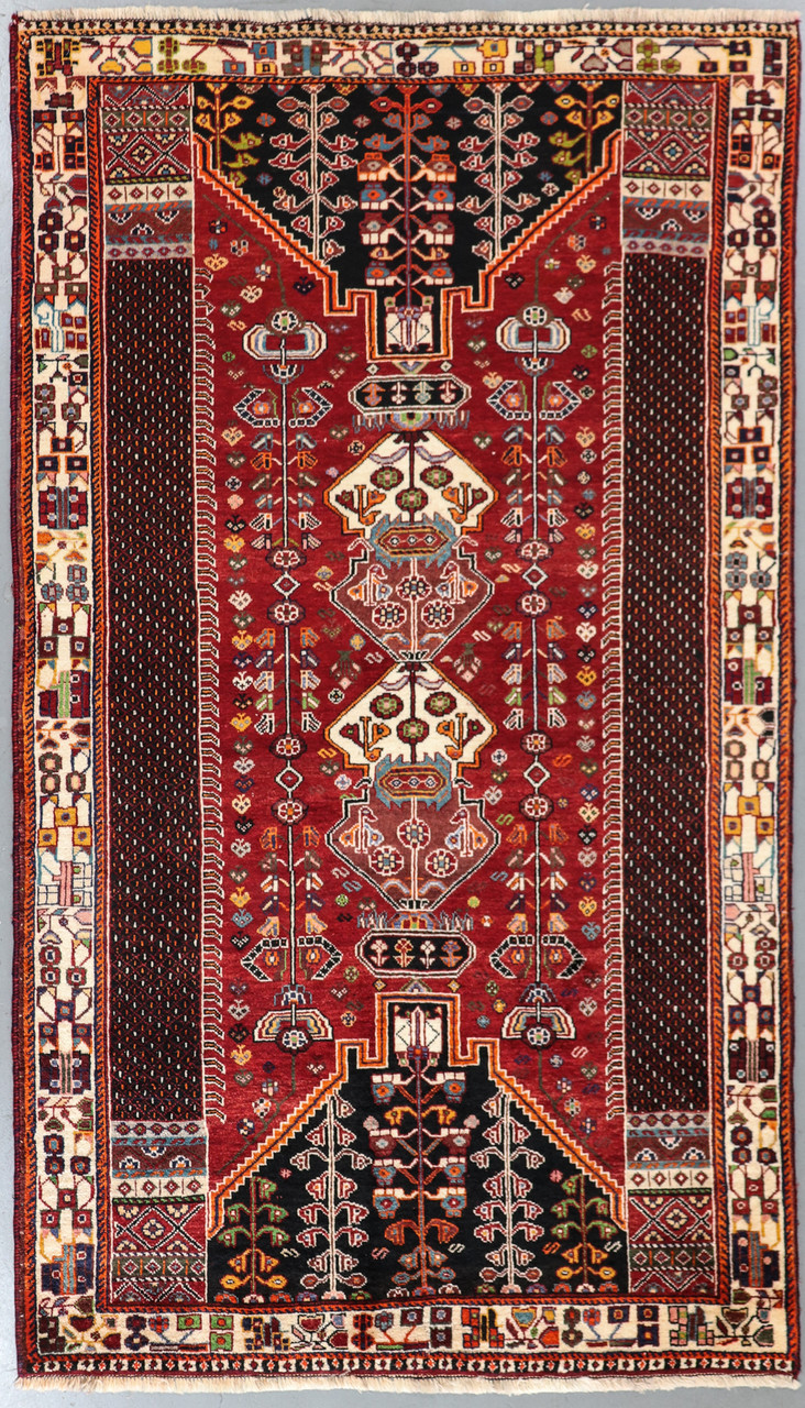 Shiraz Qashqai Persian Rug (Ref 311) 250x145cm - Persian Rug Co.