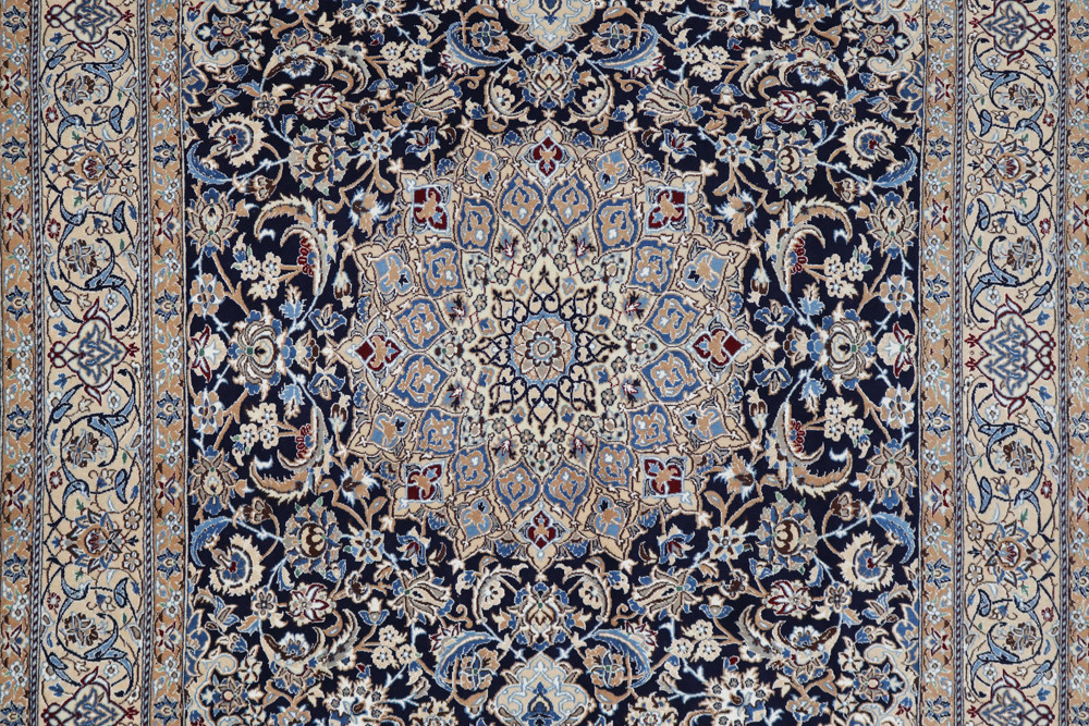 Inlay Rug Nain Fine Wool & Silk Inlay 9la Persian Rug (Ref 908) 305x205cm ...