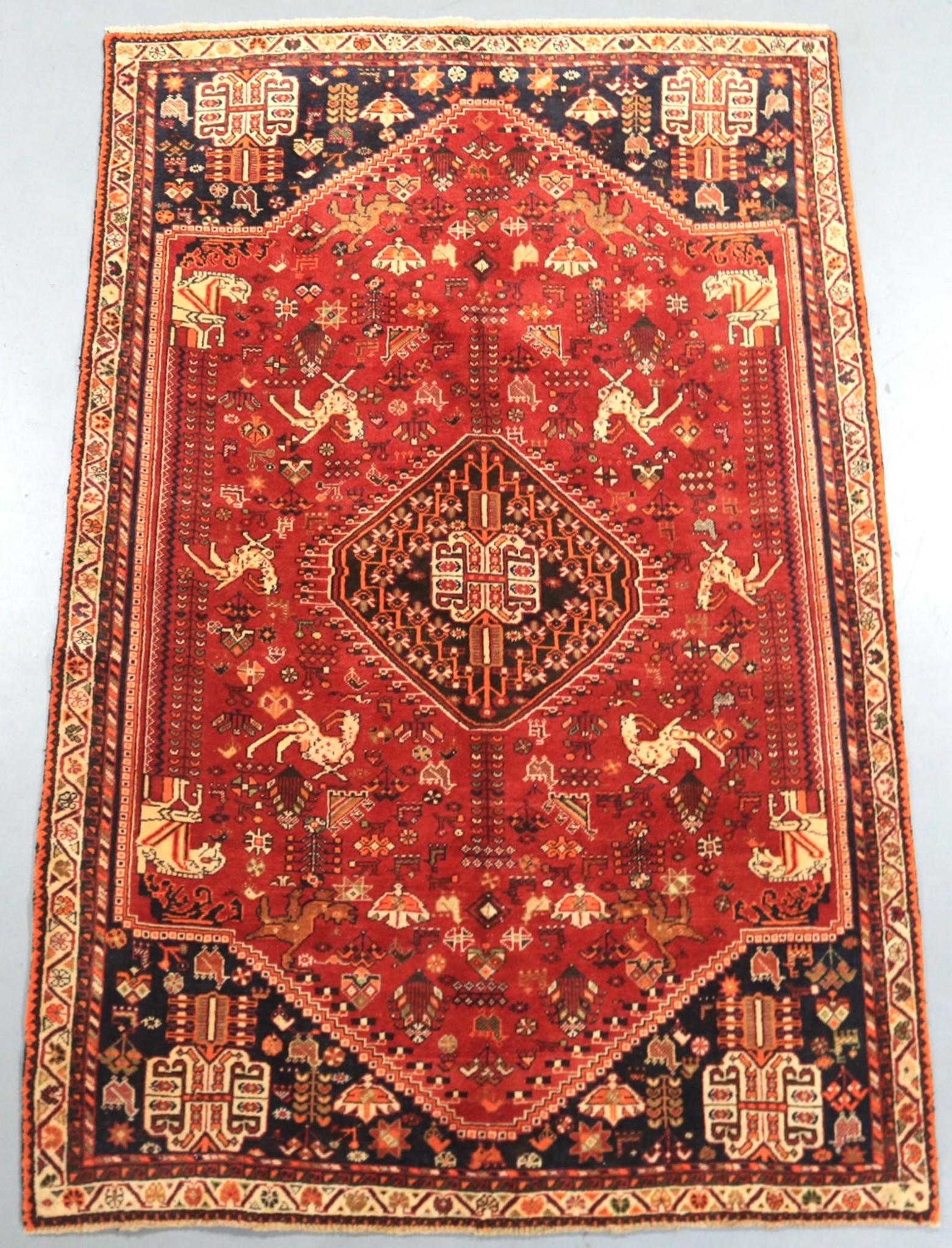 Shiraz Qashqai Persian Rug (Ref 424) 245x154cm