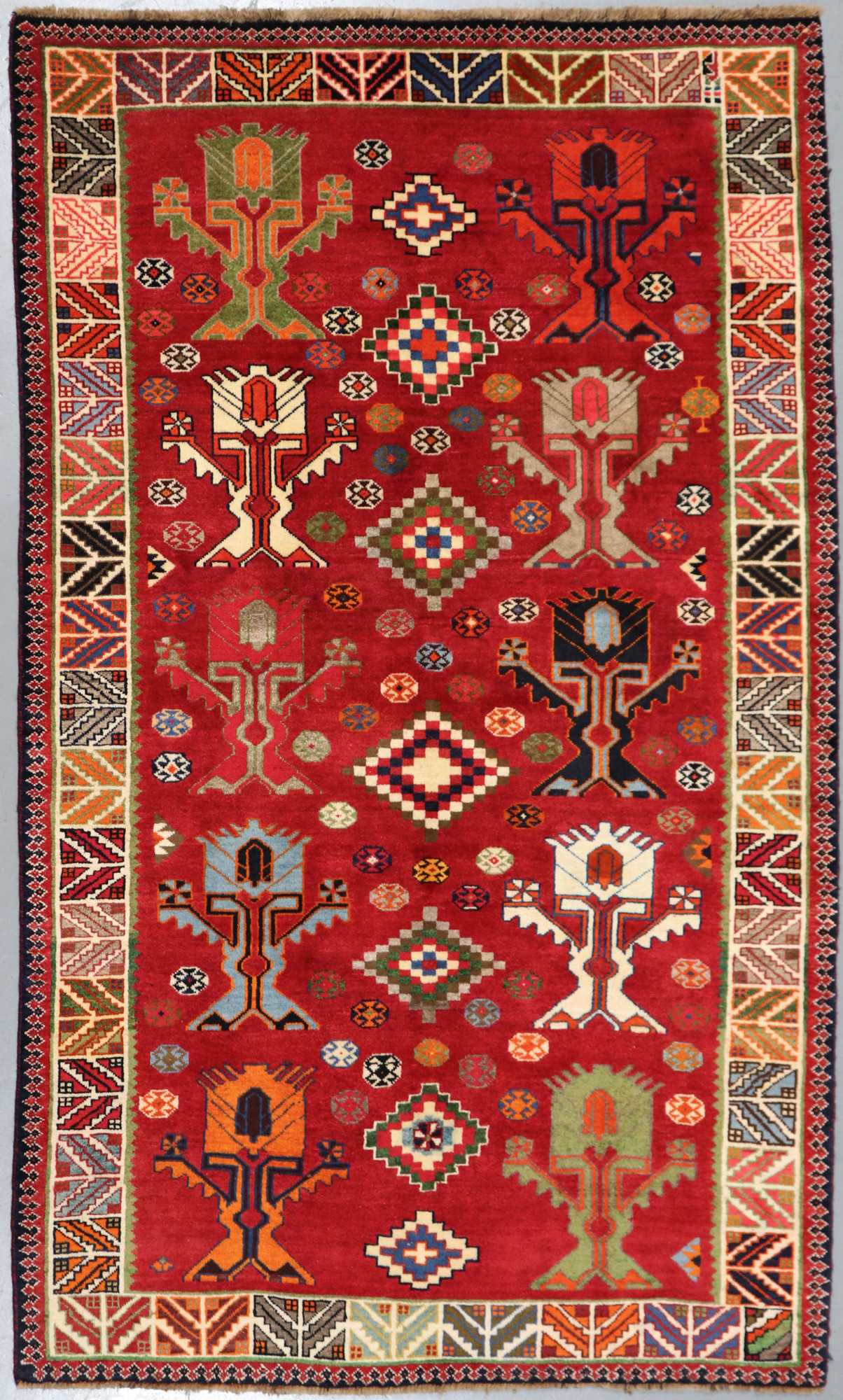 Shiraz Qashqai Persian Rug (Ref 155) 250x145cm Persian Rug Co.