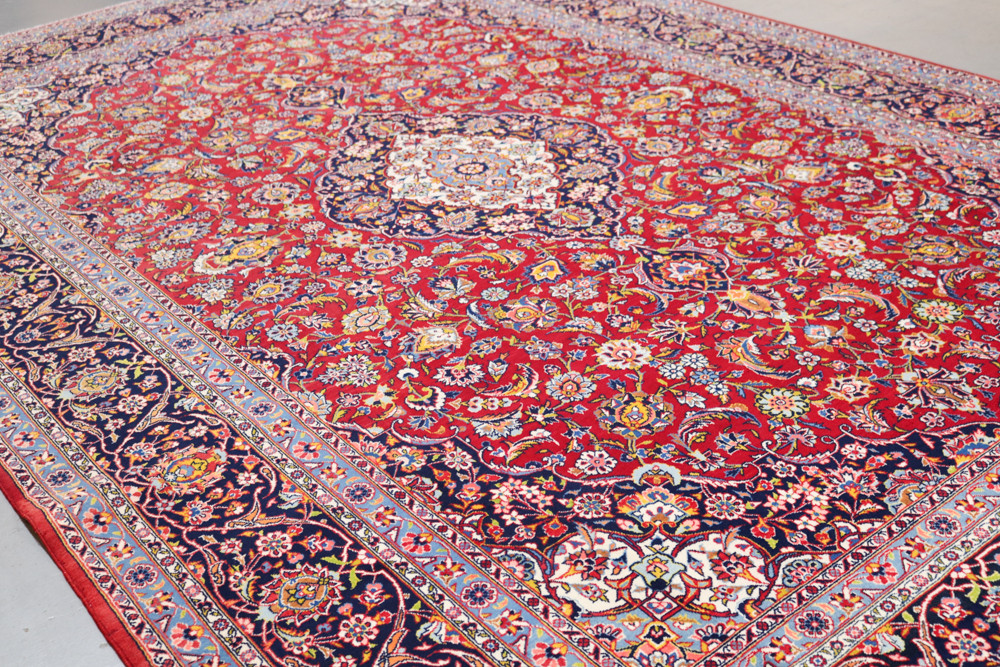 Fine Vintage c1950 Kashan Persian Rug (Ref 716) 390x260cm Persian Rug Co.