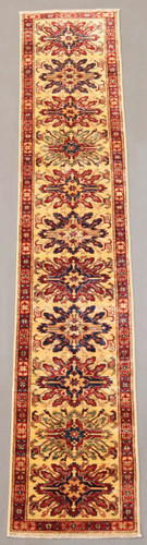 Kazak Farahan Fine Veggie Dye Rug (Ref 241) 297x54cm