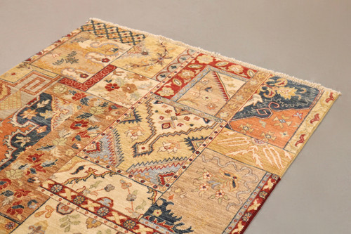 Agra Panel Veggie Dye Rug (Ref 23) 187x122cm