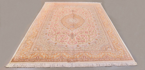 Pure Silk Qum Persian Rug (Ref 222) 300x200cm