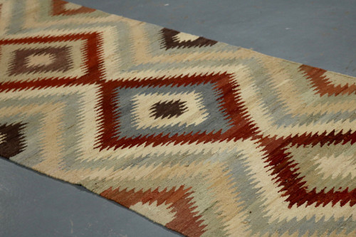 Vegetable Dye Kilim Runner (Ref 2735) 392x89cm