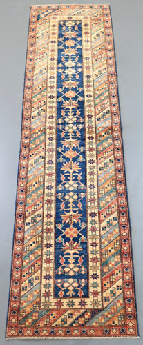 Kazak Veggie Dye Runner (Ref 535) 359x80cm