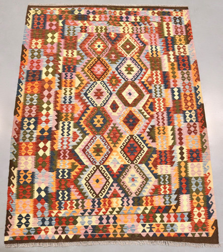 Veggie Dye Afghan Kilim (Ref 106) 252x185cm