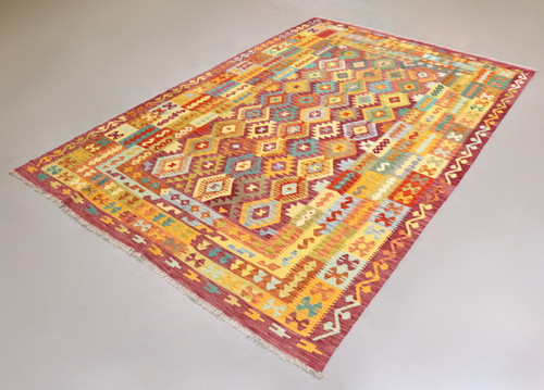 Veggie Dye Afghan Kilim (Ref 106613) 347x240cm