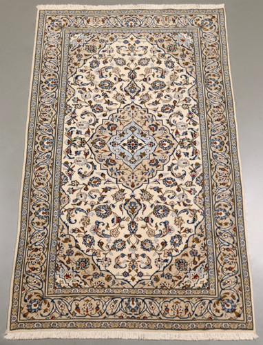 Pistachio Kashan Persian Rug (Ref 23) 248x148cm