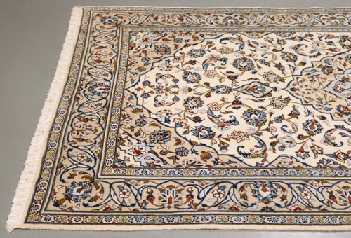 Pistachio Kashan Persian Rug (Ref 23) 248x148cm