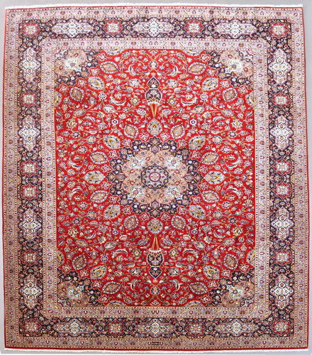 Kashan Lambswool & Silk Fine Persian Rug (Ref 287) 405x300cm