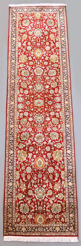 Kashmir Pure Silk Runner (Ref 10) 307x78cm