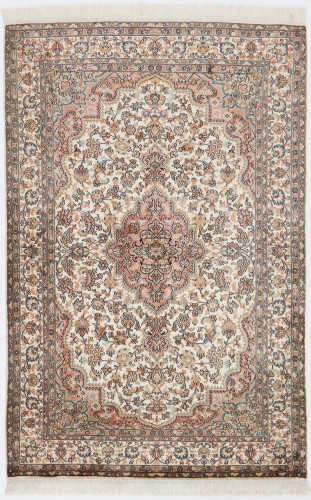 Kashmir Pure Silk Rug (Ref 3270) 190x127cm