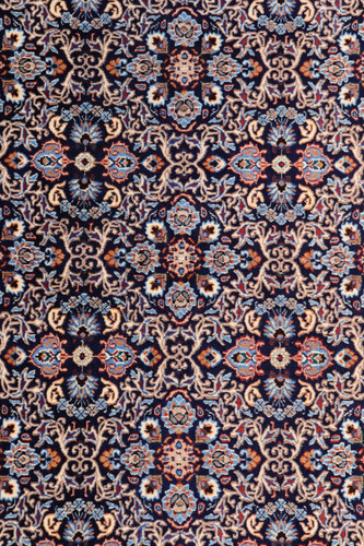 Birjand Navy Blue Persian Rug (Ref 16) 298x203cm