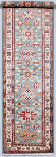 Kazak Farahan Fine Veggie Dye Runner (Ref 3706) 314x78cm