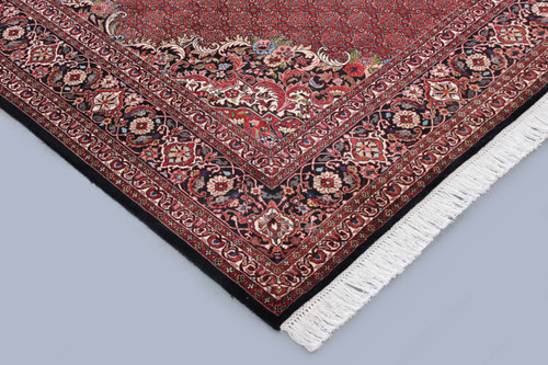 Bidjar Fine Wool & Silk Inlay Persian Rug (Ref 1735) 306x206cm