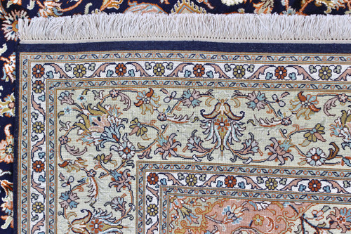 Kashmir Pure Silk Blue Rug (Ref 95940) 242x172cm
