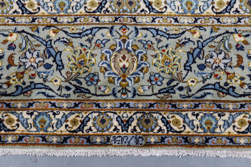 Kashan Fine Pistachio Persian Rug (Ref 5) 410x315cm