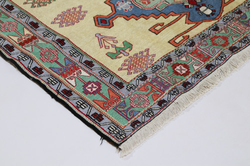 Azerbaijan Pure Silk Persian Soumak Kilim (Ref 111) 189x128cm