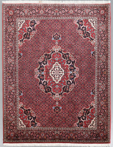 Bidjar Fine Wool & Silk Inlay Persian Rug (Ref 14272) 233x172cm