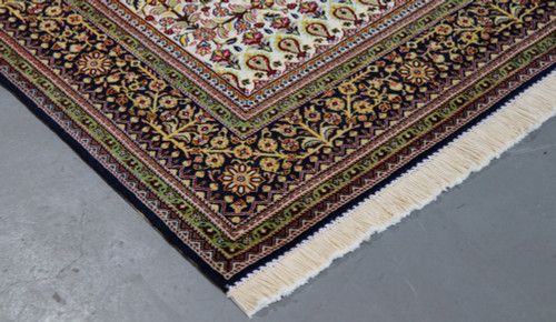 Silk & Wool Qum Persian Rug (Ref 337) 230x140cm