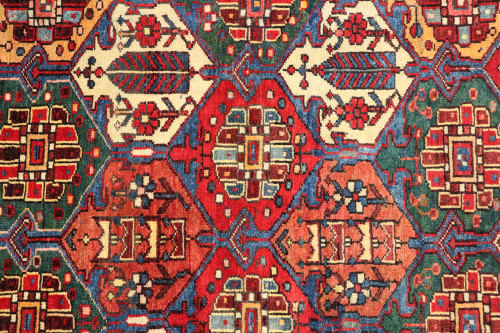 Bakhtiari Garden Panel Persian Vintage Rug (Ref 363) 195x150cm