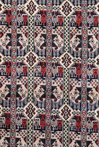  Kundus Tajik Fine Pictorial Tribal Rug (Ref 207) 300x200cm
