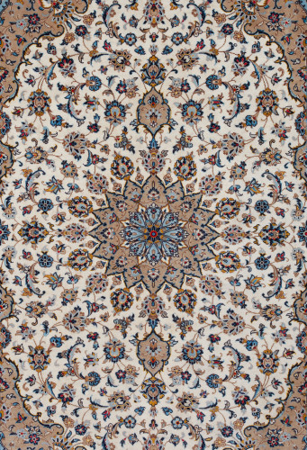 Pastel  Kashan Persian Rug (Ref 10) 300x206cm