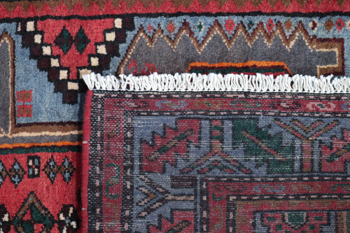 Hamadan Zenjan Vintage Persian Rug (Ref44) 210x110cm