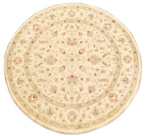 Chobi Veggie Dye Round Rug (Ref 253) 250x250cm