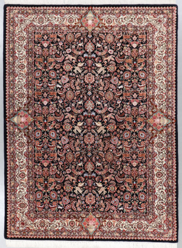 Bidjar Fine Wool & Silk Inlay Persian Rug (Ref 388) 304x215cm