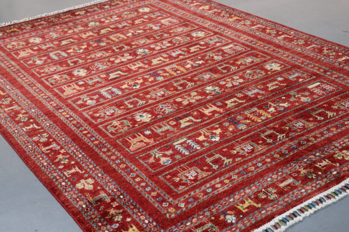  Kazak Suzani Khorjin Fine Veg Dye Rug (Ref 306) 244x177cm