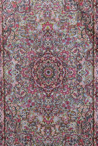  Kerman Pictorial Vintage Persian Rug (Ref 306) 240x145cm