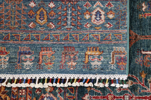 Kazak Suzani Fine Veggie Dye Rug (Ref 14628) 285x204cm