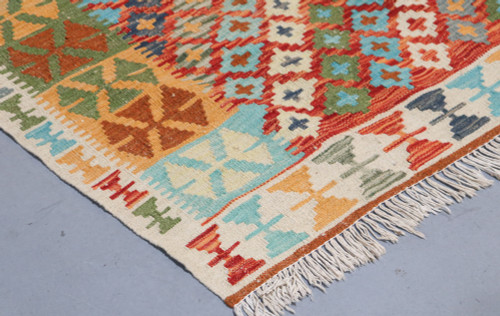 Veg Dye Afghan Kilim (Ref 75) 200x161cm