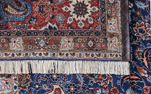 Birjand Wedgewood Blue  Vintage c1950 Persian Rug (Ref 648) 400x305cm