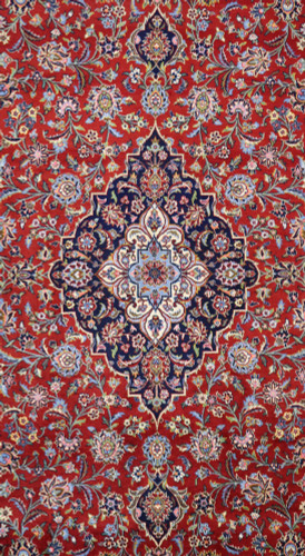 Fine Lambswool Kashan Persian Rug (Ref 109a) 345x216cm